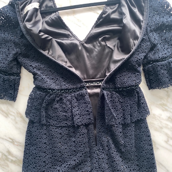 STEVIE MAY Black Crochet Mini Dress - Picture 5 of 7